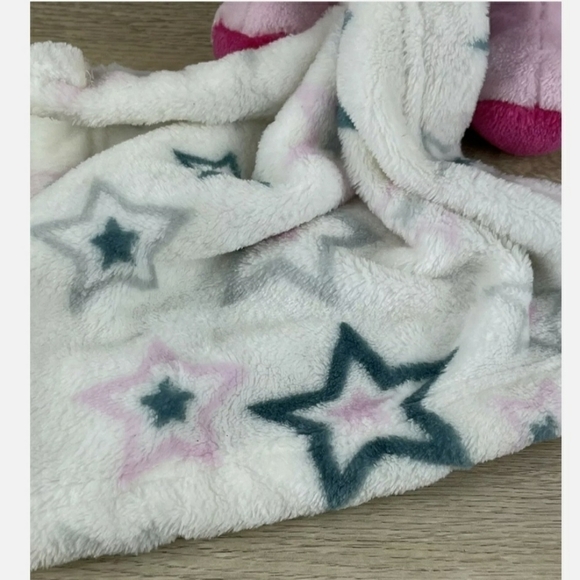 Little Beginnings Pink Pig Lovie Lovey Baby Infant Comfort Plush Toy Blanket EUC - Picture 3 of 10